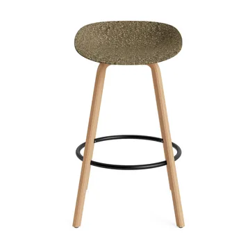 Mat Barstool 65 cm - Seaweed-beech-black steel - Normann Copenhagen