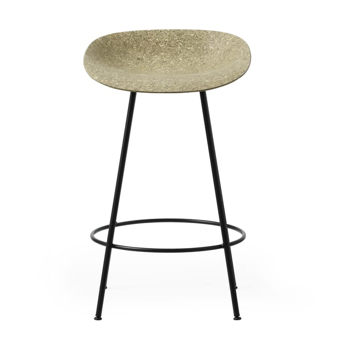 Mat Barstool 65 cm, Seaweed-black steel Normann Copenhagen