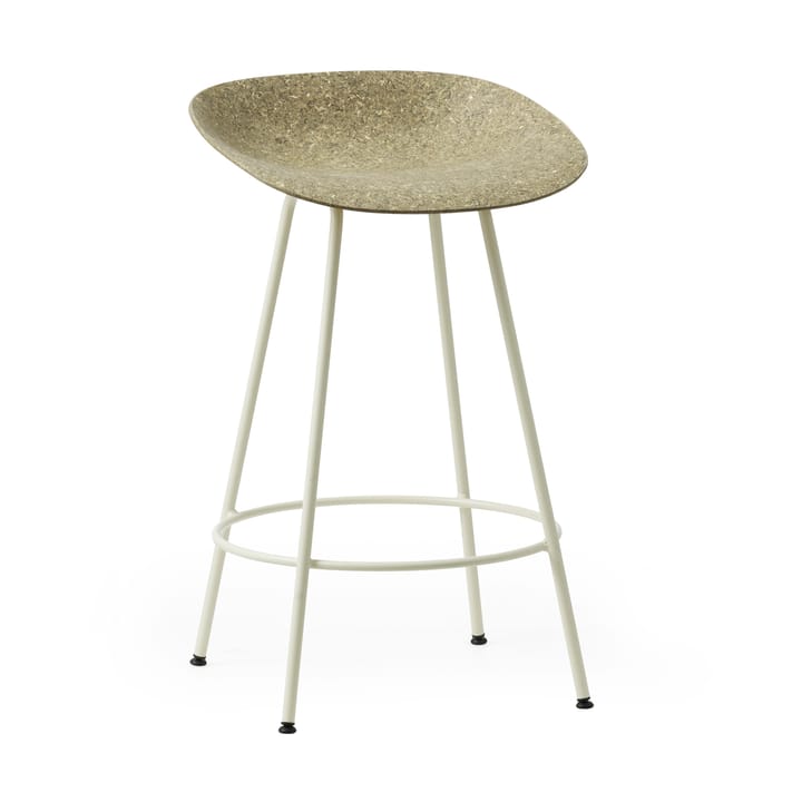 Mat Barstool 65 cm, Seaweed-cream steel Normann Copenhagen