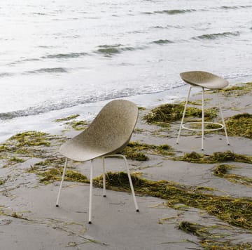 Mat Barstool 65 cm - Seaweed-cream steel - Normann Copenhagen