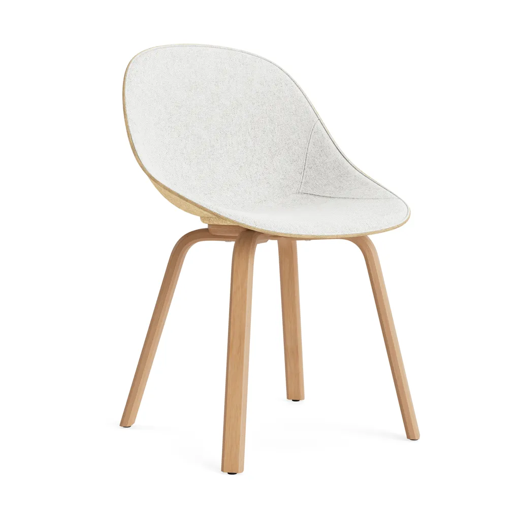 Mat Chair chair front upholstered, Hallingdal 110-hemp-beech Normann Copenhagen