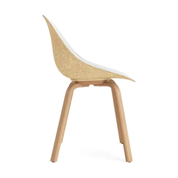 Mat Chair chair front upholstered - Hallingdal 110-hemp-beech - Normann Copenhagen