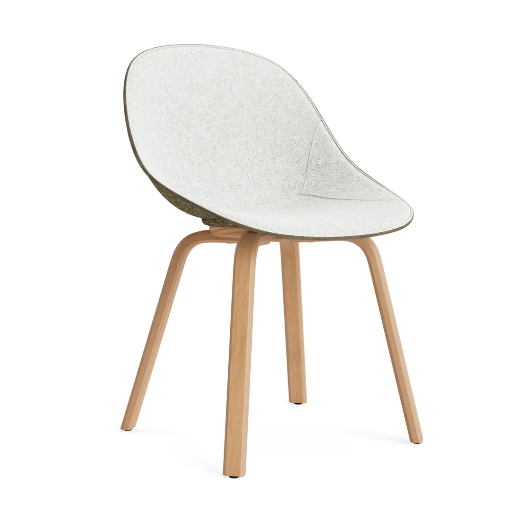 Mat Chair chair front upholstered, Hallingdal 110-seaweed-beech Normann Copenhagen