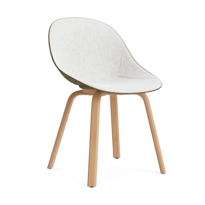 Mat Chair chair front upholstered - Hallingdal 110-seaweed-beech - Normann Copenhagen