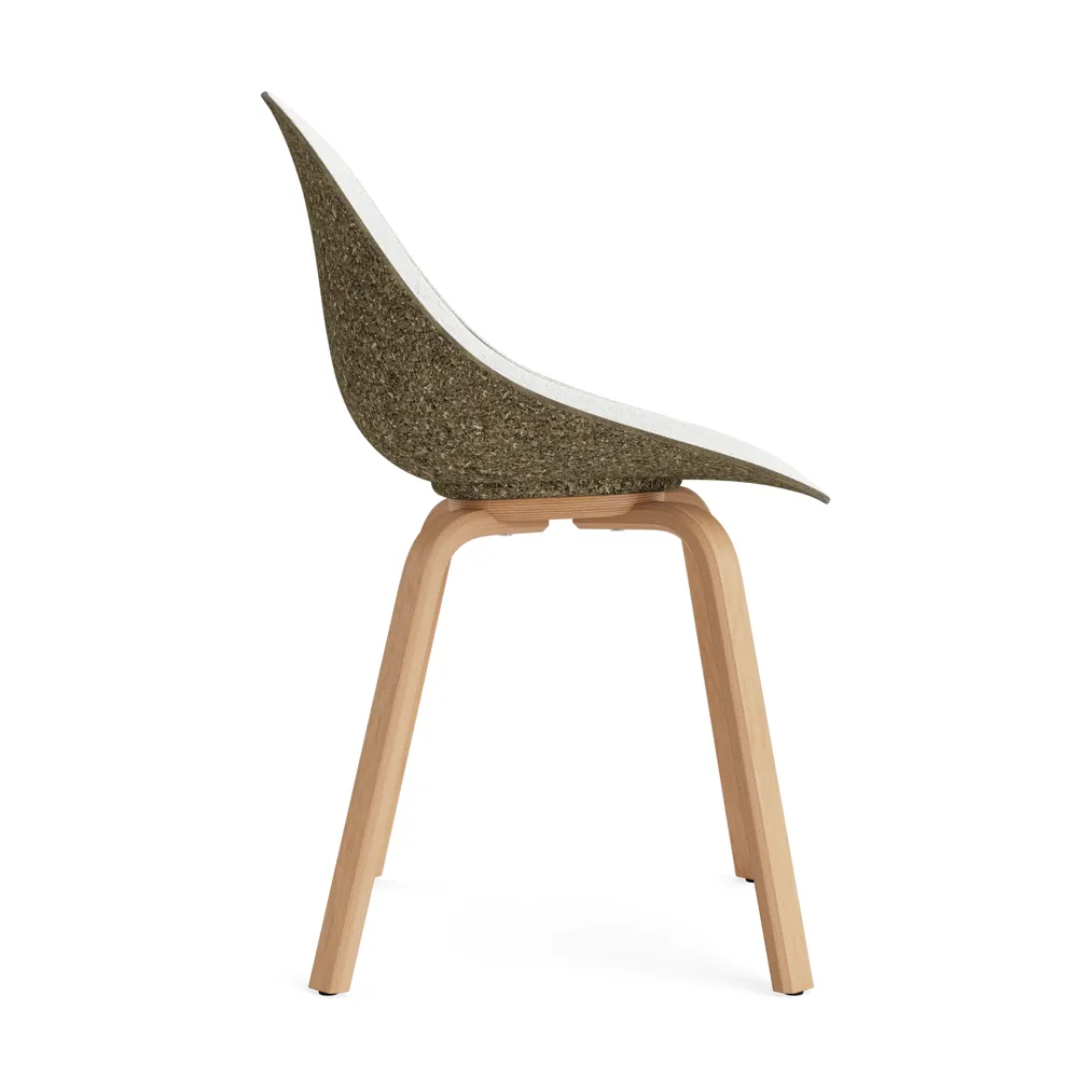 Mat Chair chair front upholstered, Hallingdal 110-seaweed-beech Normann Copenhagen