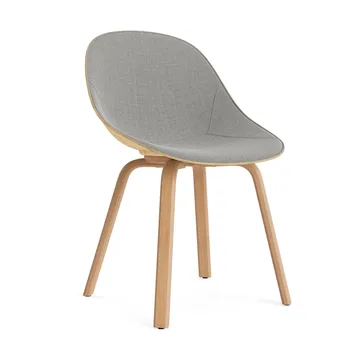 Mat Chair chair front upholstered - Remix 133-hemp-beech - Normann Copenhagen