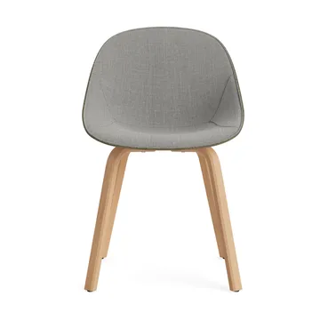 Mat Chair chair front upholstered - Remix 133-seaweed-beech - Normann Copenhagen