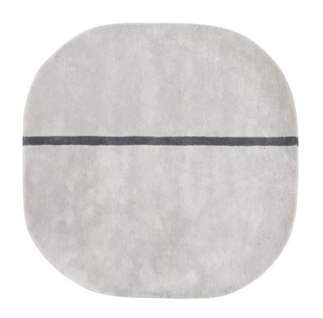 Oona rug 140x140 cm - Grey - Normann Copenhagen
