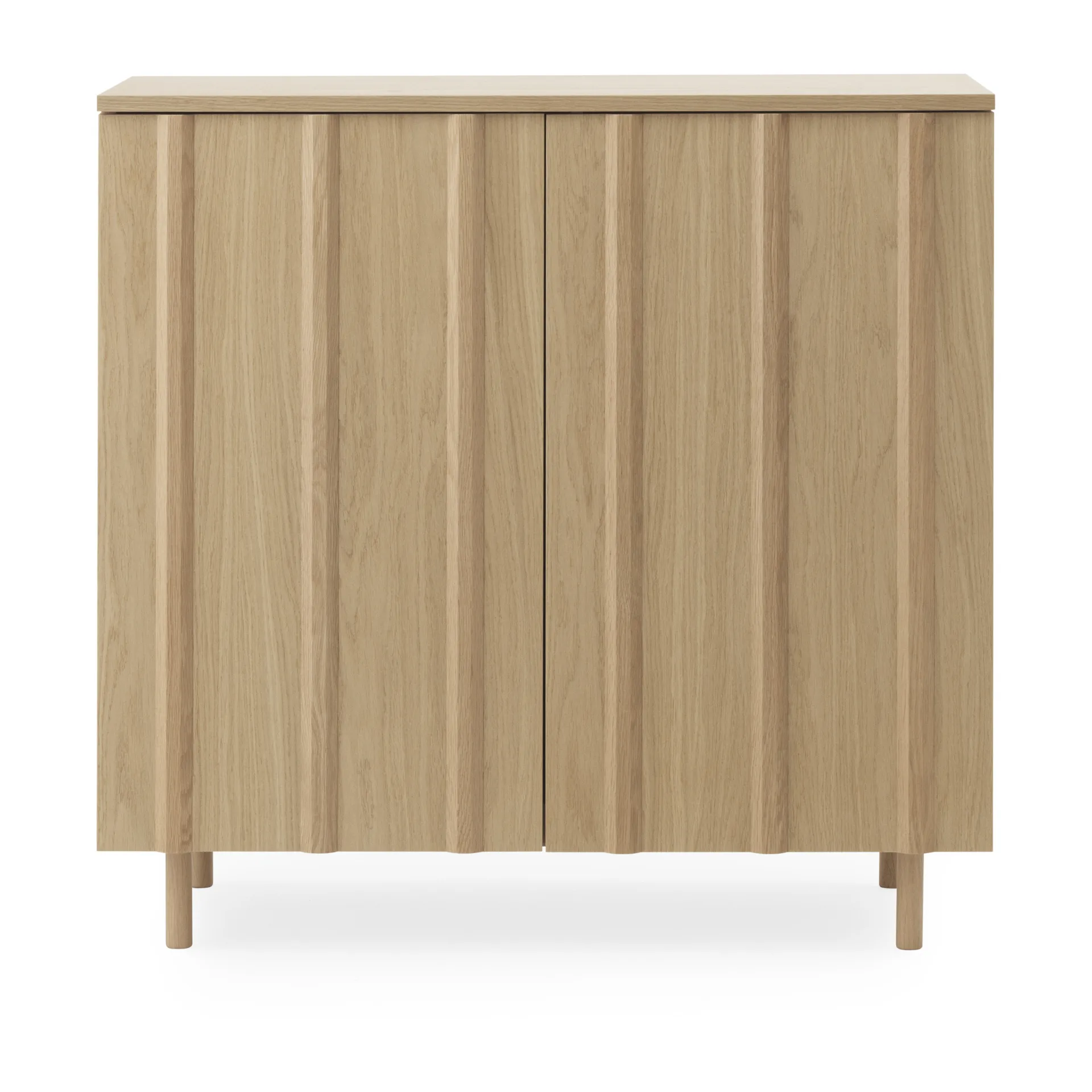 Rib cabinet 96x98.5 cm, Oak Normann Copenhagen