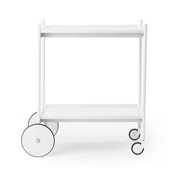 Rul serving cart - White - Normann Copenhagen