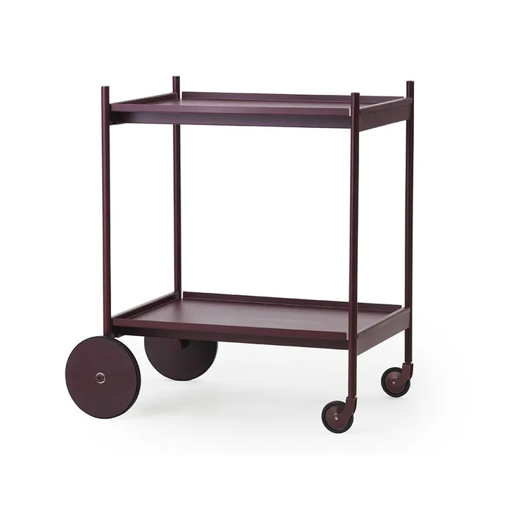 Rul serving cart - Wine red - Normann Copenhagen
