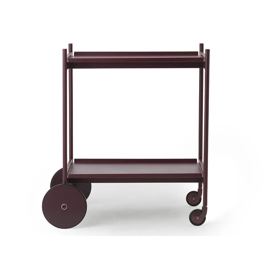 Rul serving cart, Wine red Normann Copenhagen