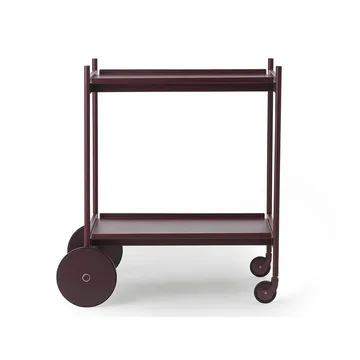 Rul serving cart - Wine red - Normann Copenhagen