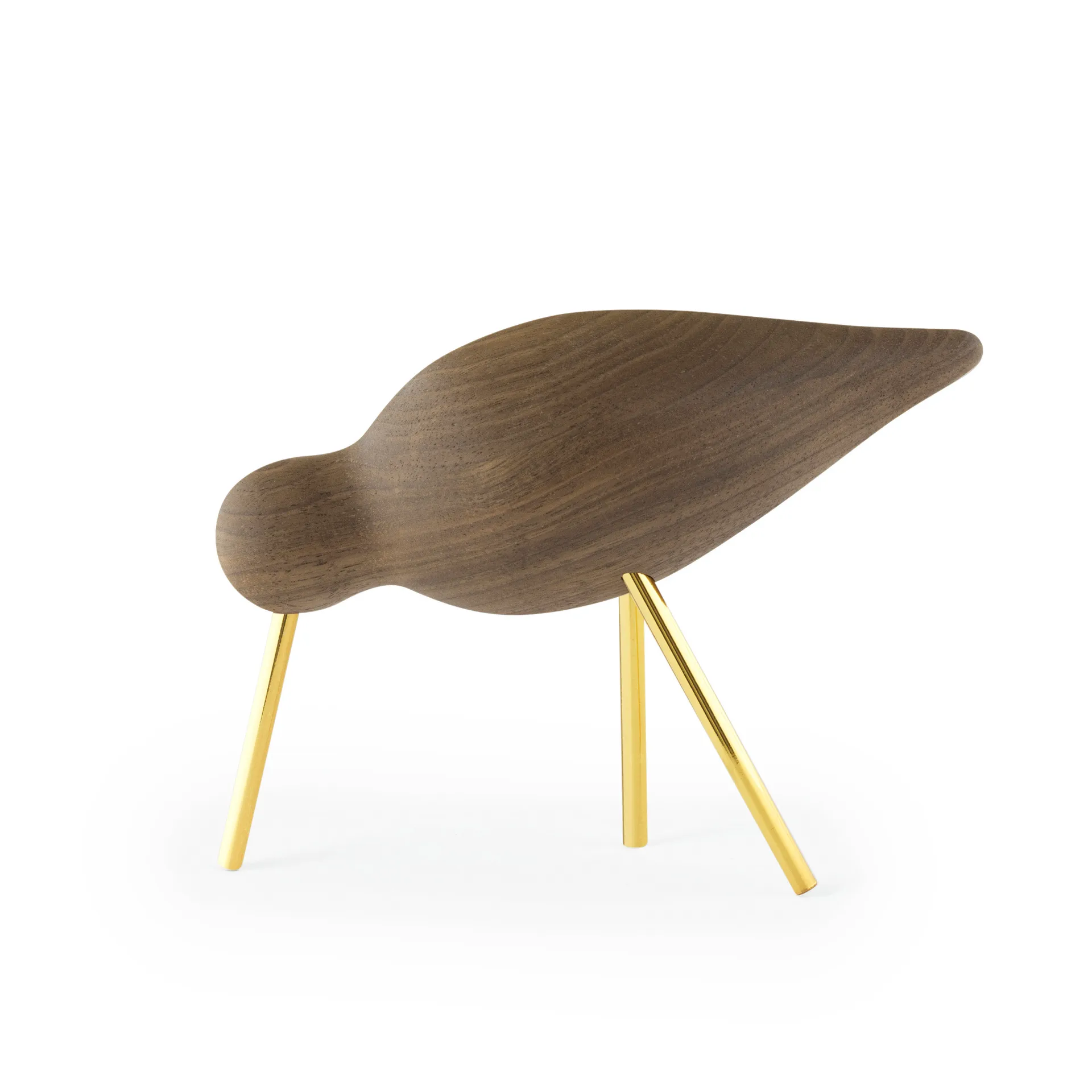 Shorebird walnut-brass, medium Normann Copenhagen