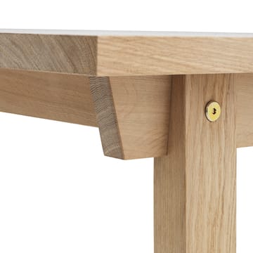 Slice dining table - Oak soap. 3-disks - Normann Copenhagen