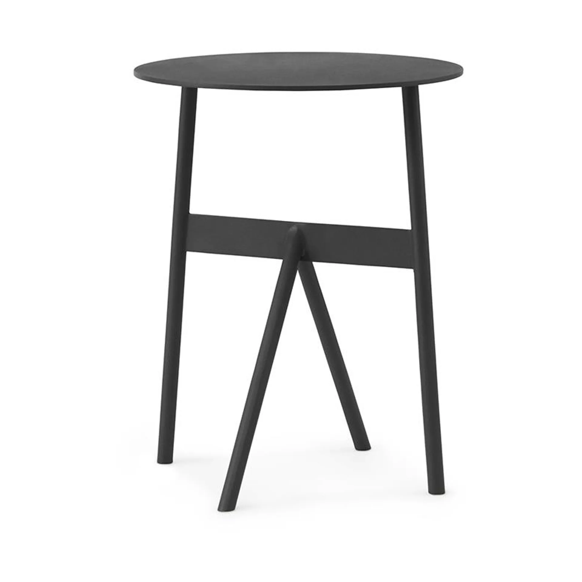 Stock Table side table Ø37 cm H:46 cm, Black Normann Copenhagen