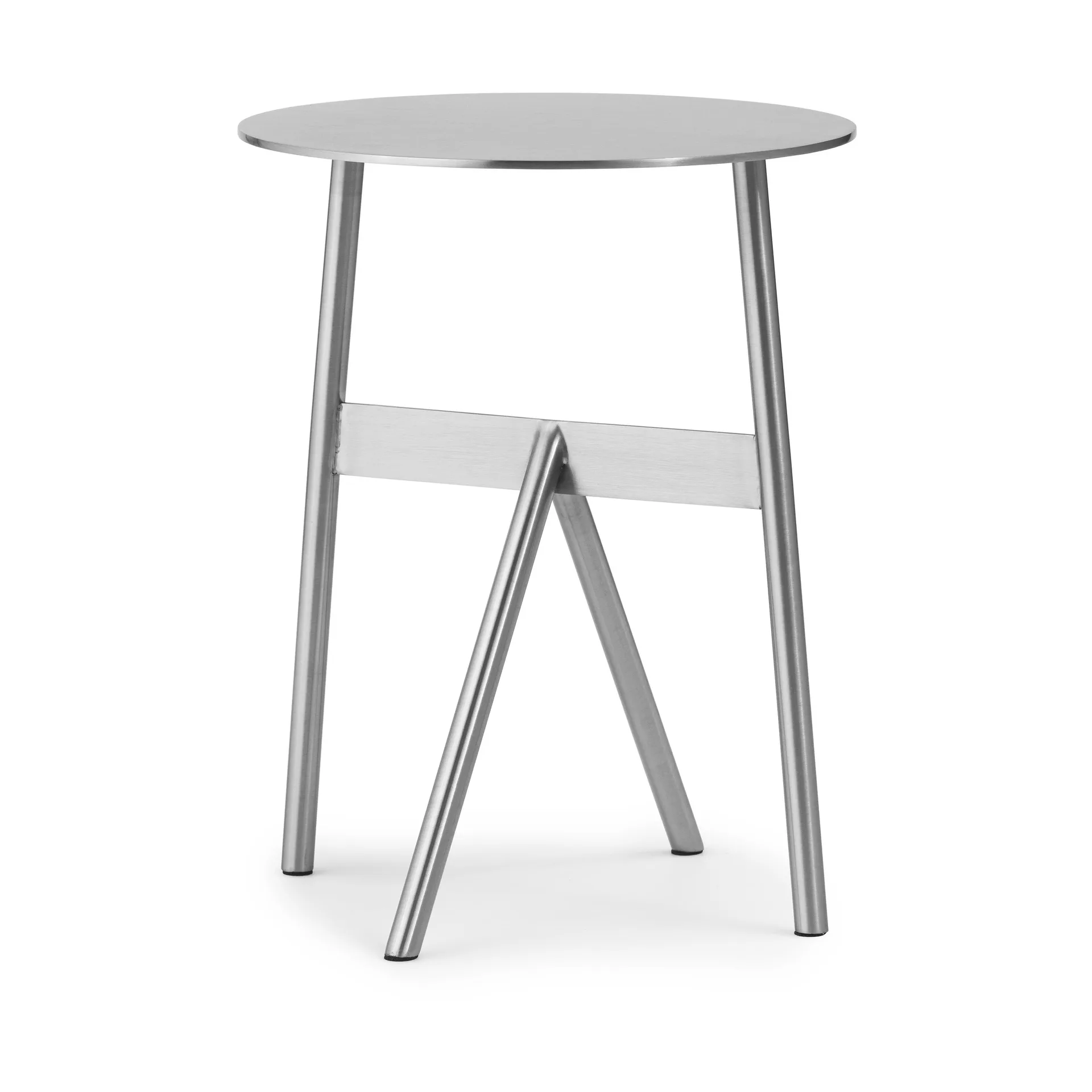 Stock Table side table Ø37 cm H:46 cm, Stainless steel Normann Copenhagen