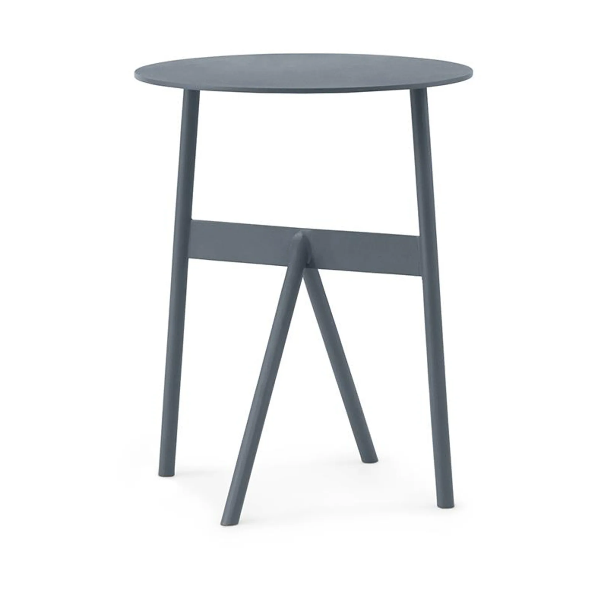 Stock Table side table Ø37 cm H:46 cm, Steel blue Normann Copenhagen