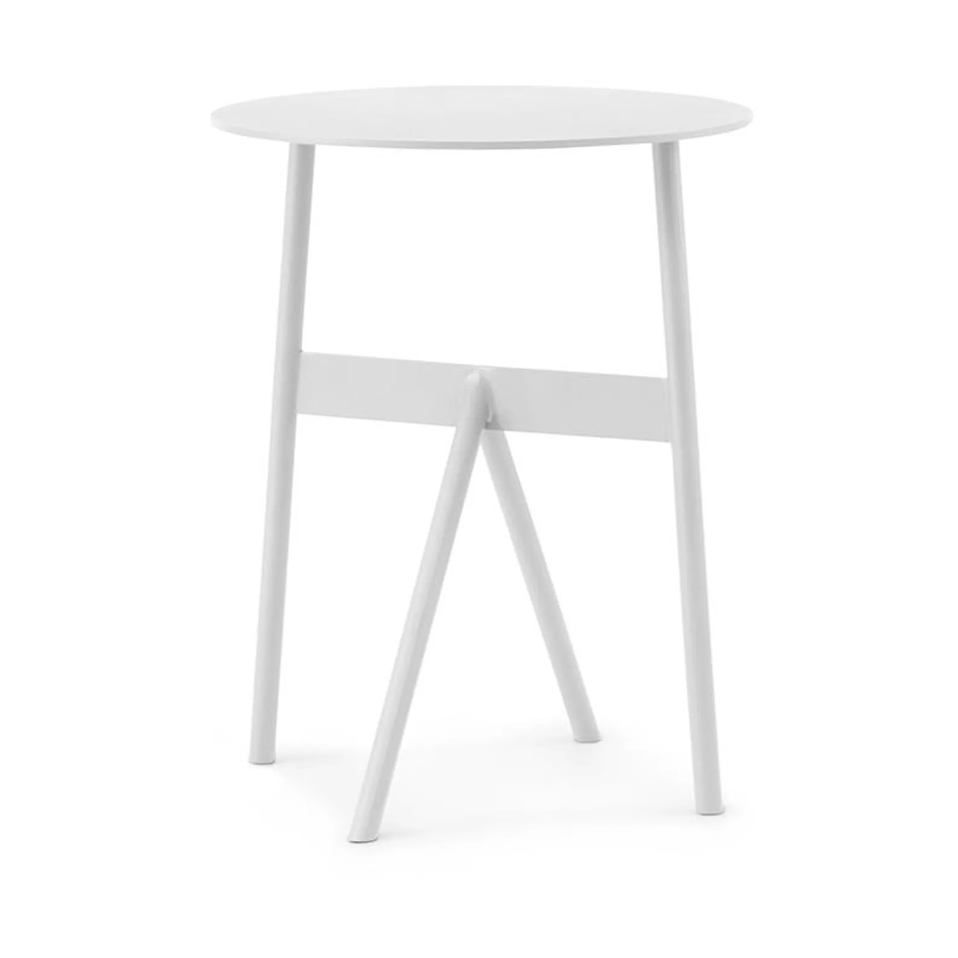 Stock Table side table Ø37 cm H:46 cm, White Normann Copenhagen