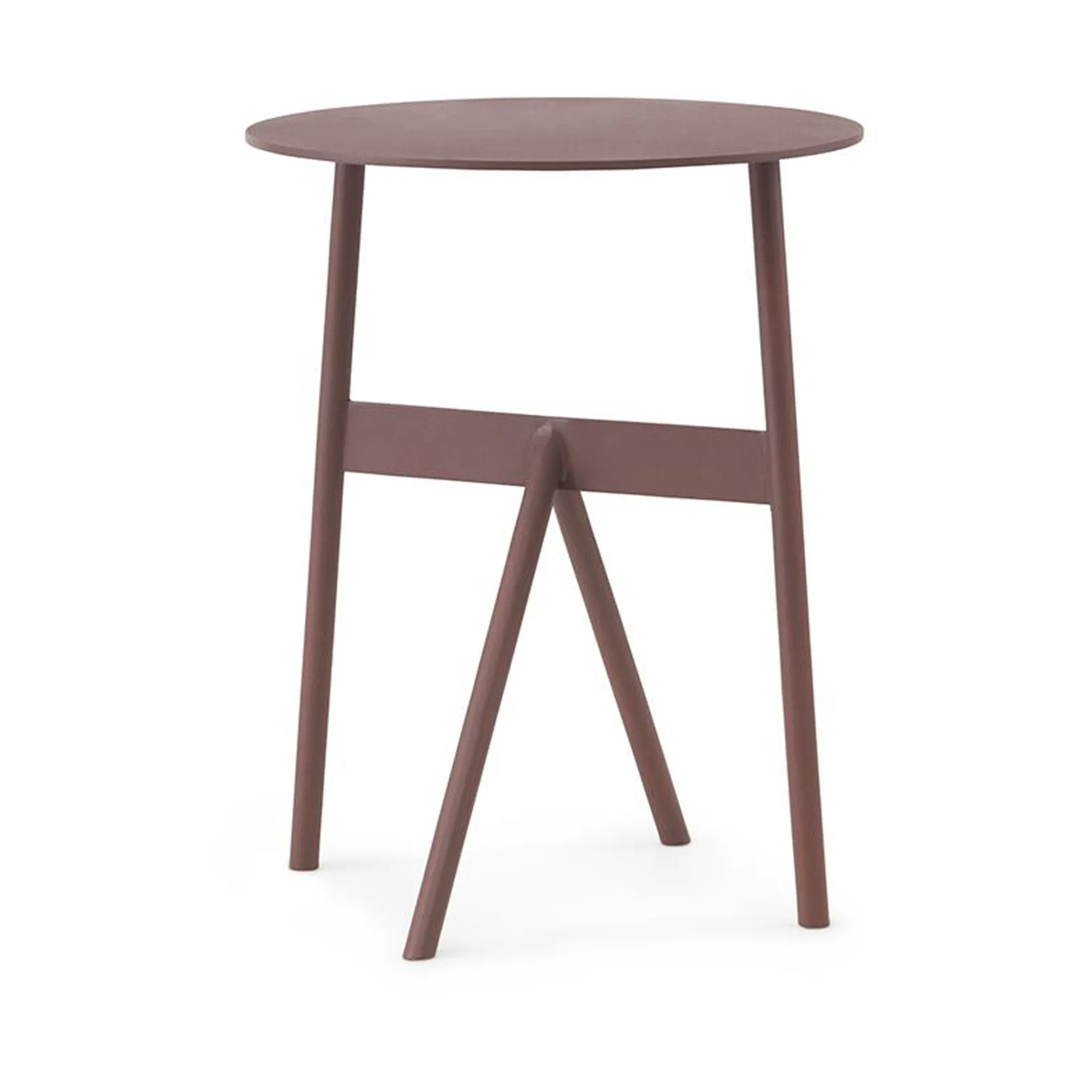 Stock Table side table Ø37 cm H:46 cm, Wine Normann Copenhagen
