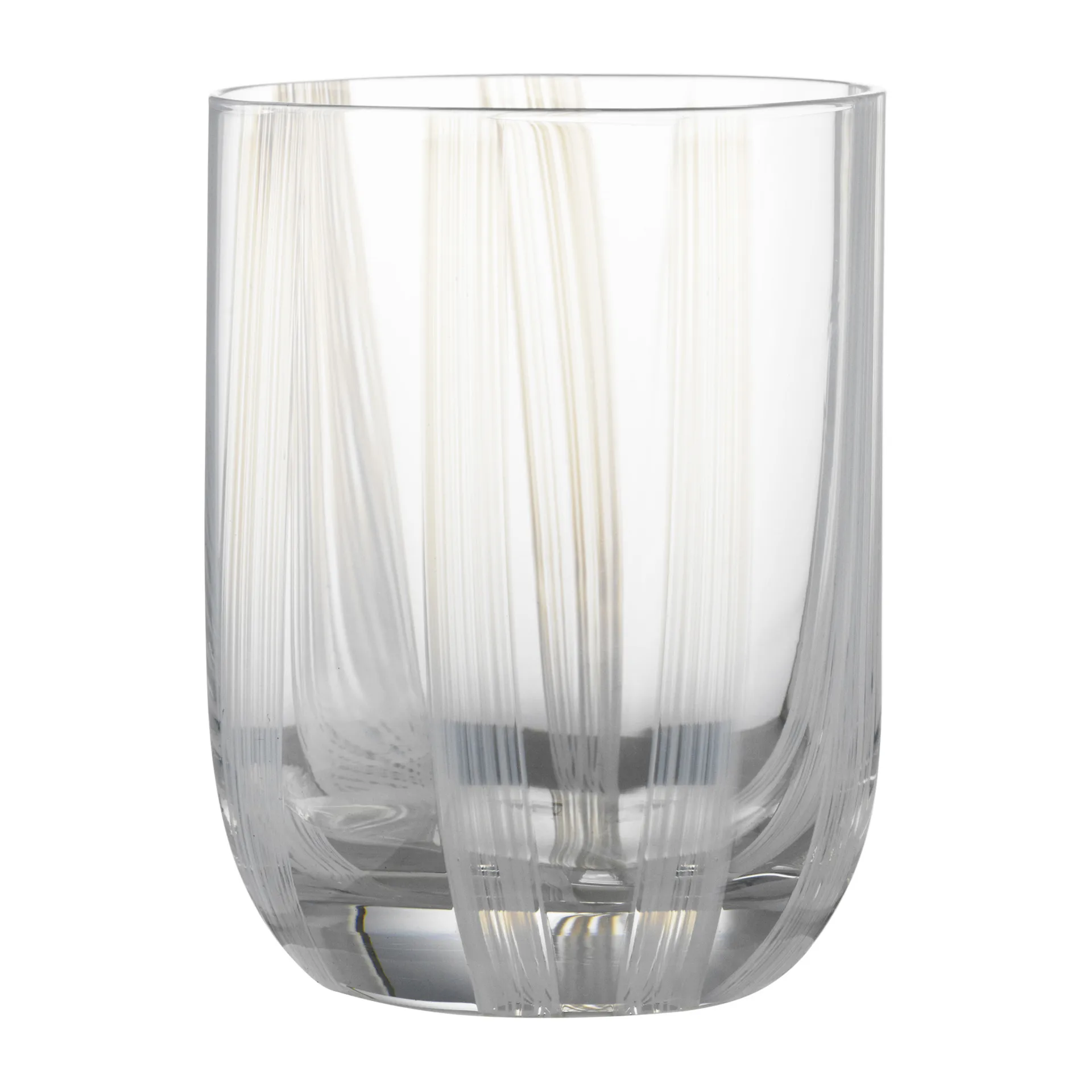 Stripe glass 39 cl, White Stripes Normann Copenhagen
