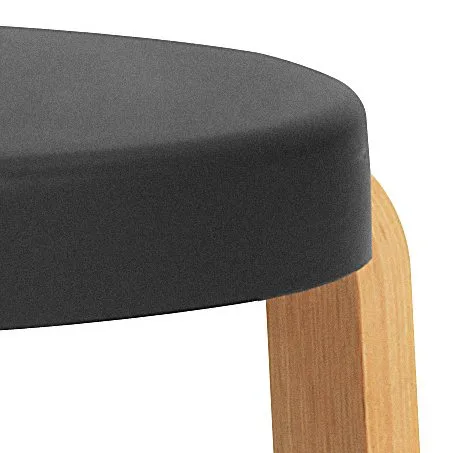 Tap round stool, Black-oak, Ø41x43 cm Normann Copenhagen