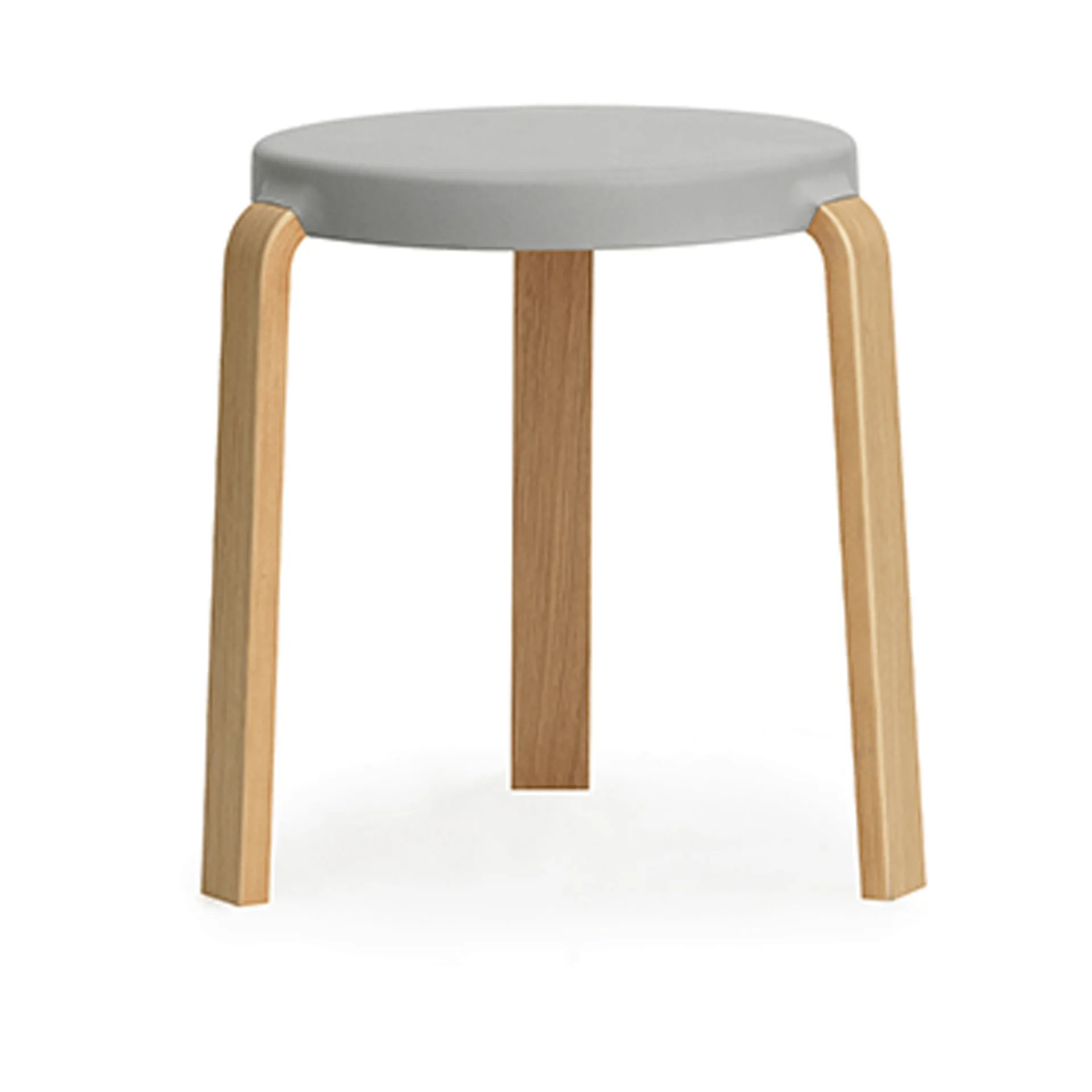 Tap round stool, Grey-oak, Ø41x43 cm Normann Copenhagen
