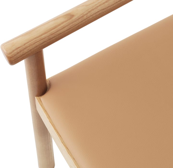 Timb armchair with cushion, Tan/ Ultra Leather - Camel Normann Copenhagen