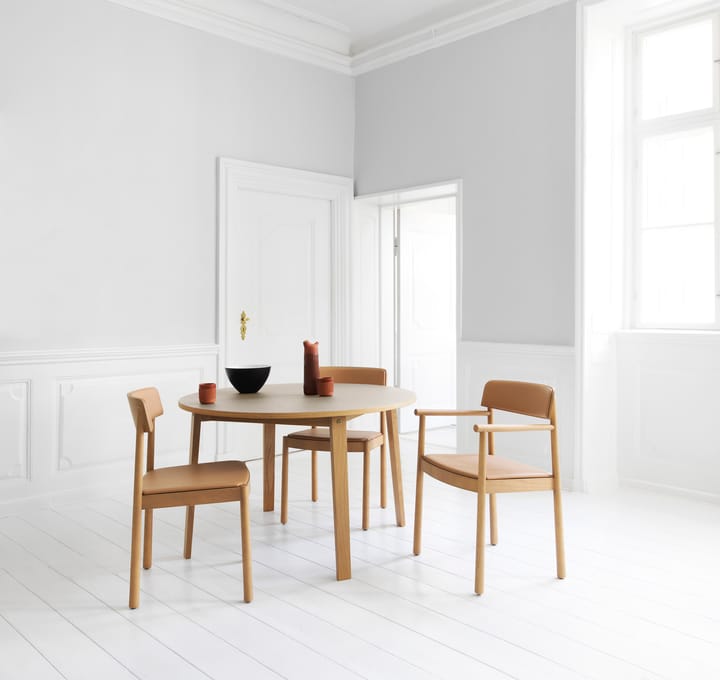 Timb chair with cushion, Tan/ Ultra Leather - Camel Normann Copenhagen