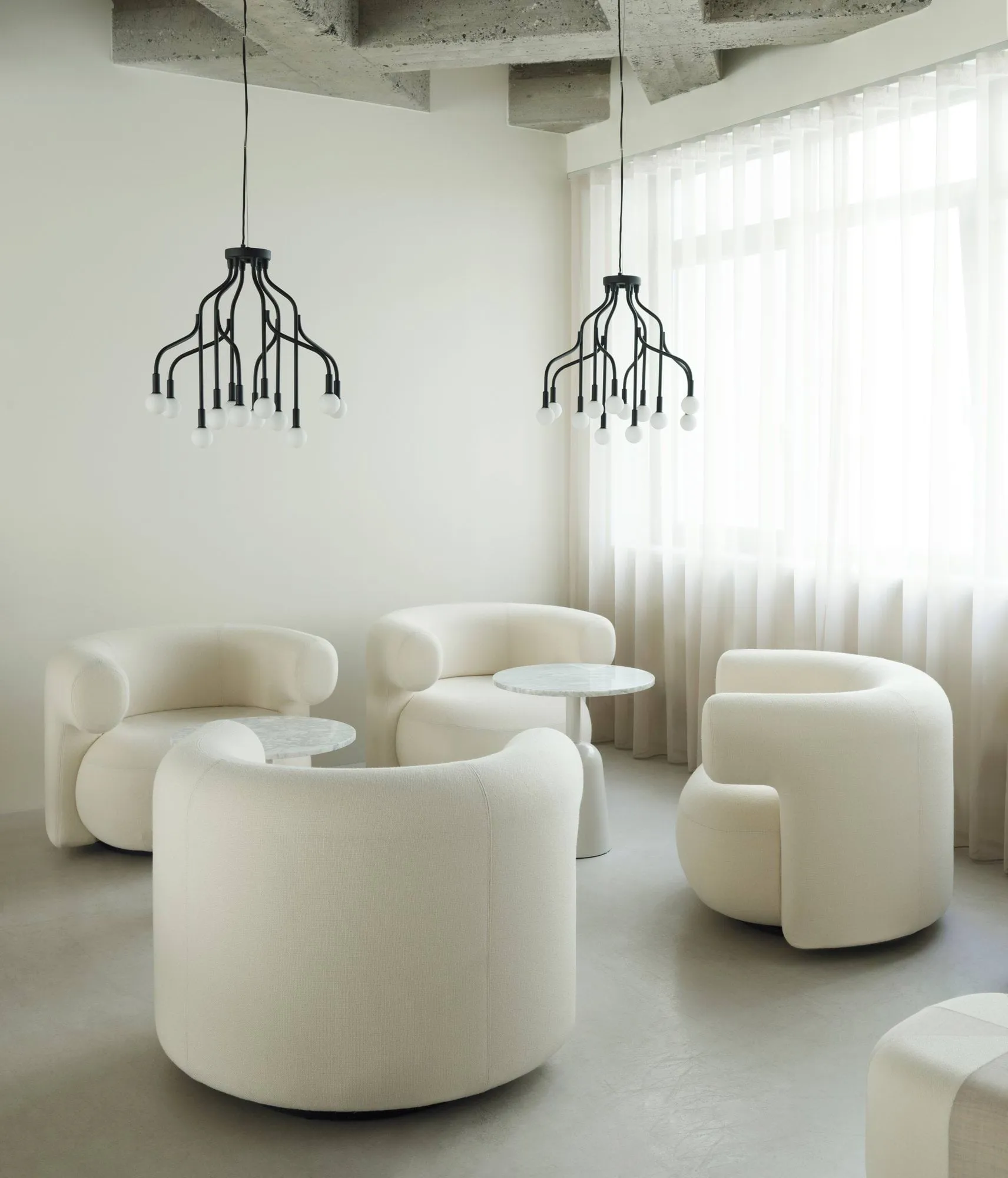 Vekst Ceiling Lamp Small, Black Normann Copenhagen