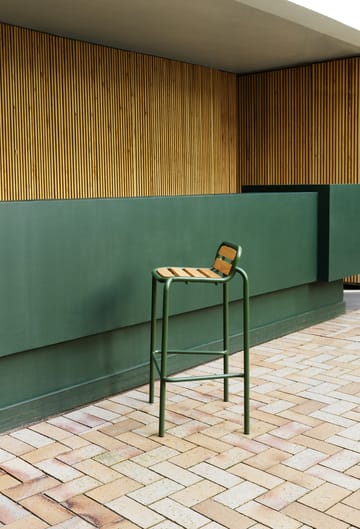 Vig Robinia bar stool 75 cm - Green - Normann Copenhagen
