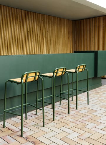 Vig Robinia bar stool 75 cm - Green - Normann Copenhagen