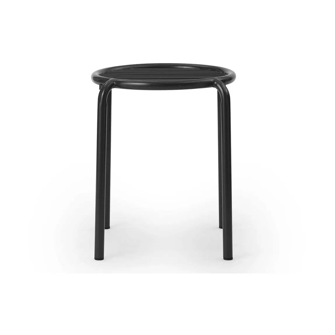 Vig round stool, Black, Ø41x46 cm Normann Copenhagen