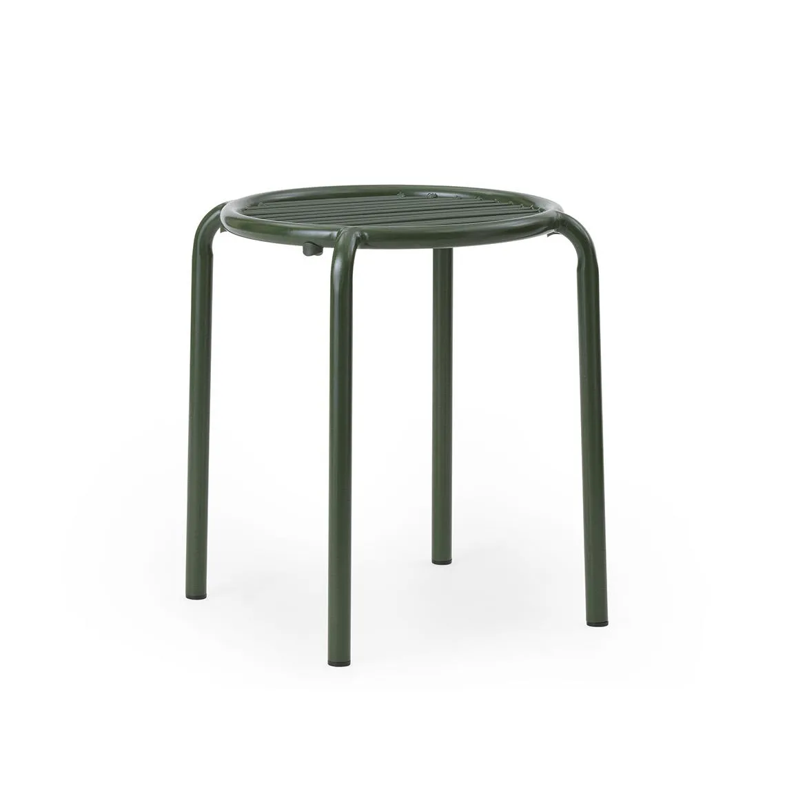 Vig round stool, Green, Ø41x46 cm Normann Copenhagen