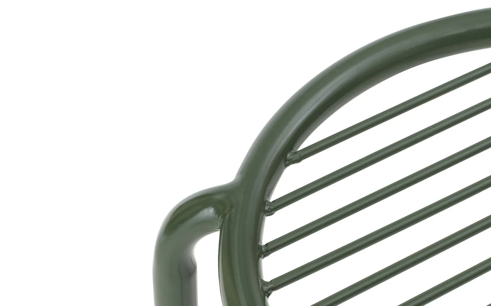 Vig round stool, Green, Ø41x46 cm Normann Copenhagen