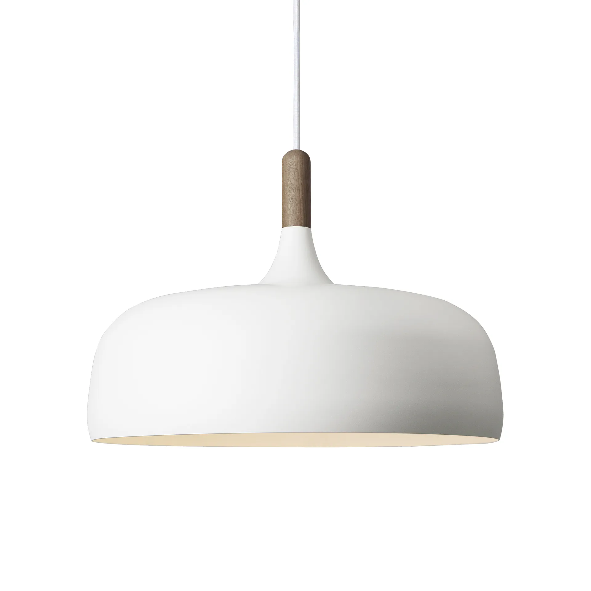 Acorn pendant lamp, Matte white Northern