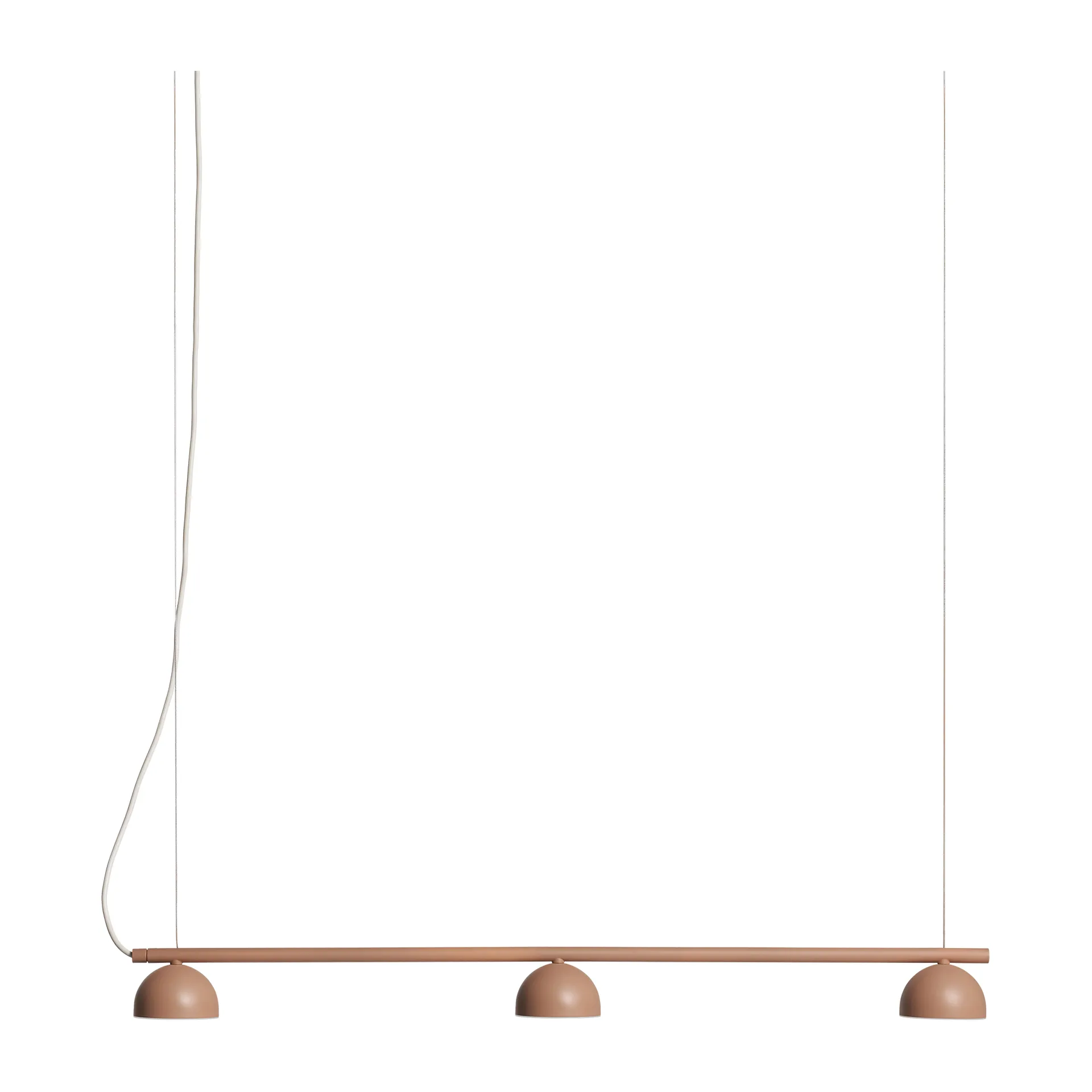 Blush Rail 3 ceiling light, Warm beige Northern