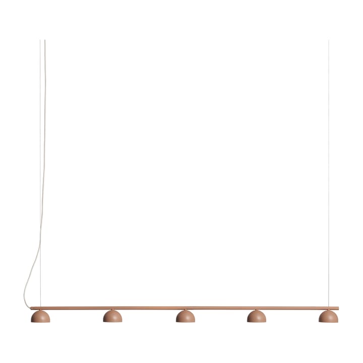 Blush Rail 5 ceiling lamp, Warm beige Northern