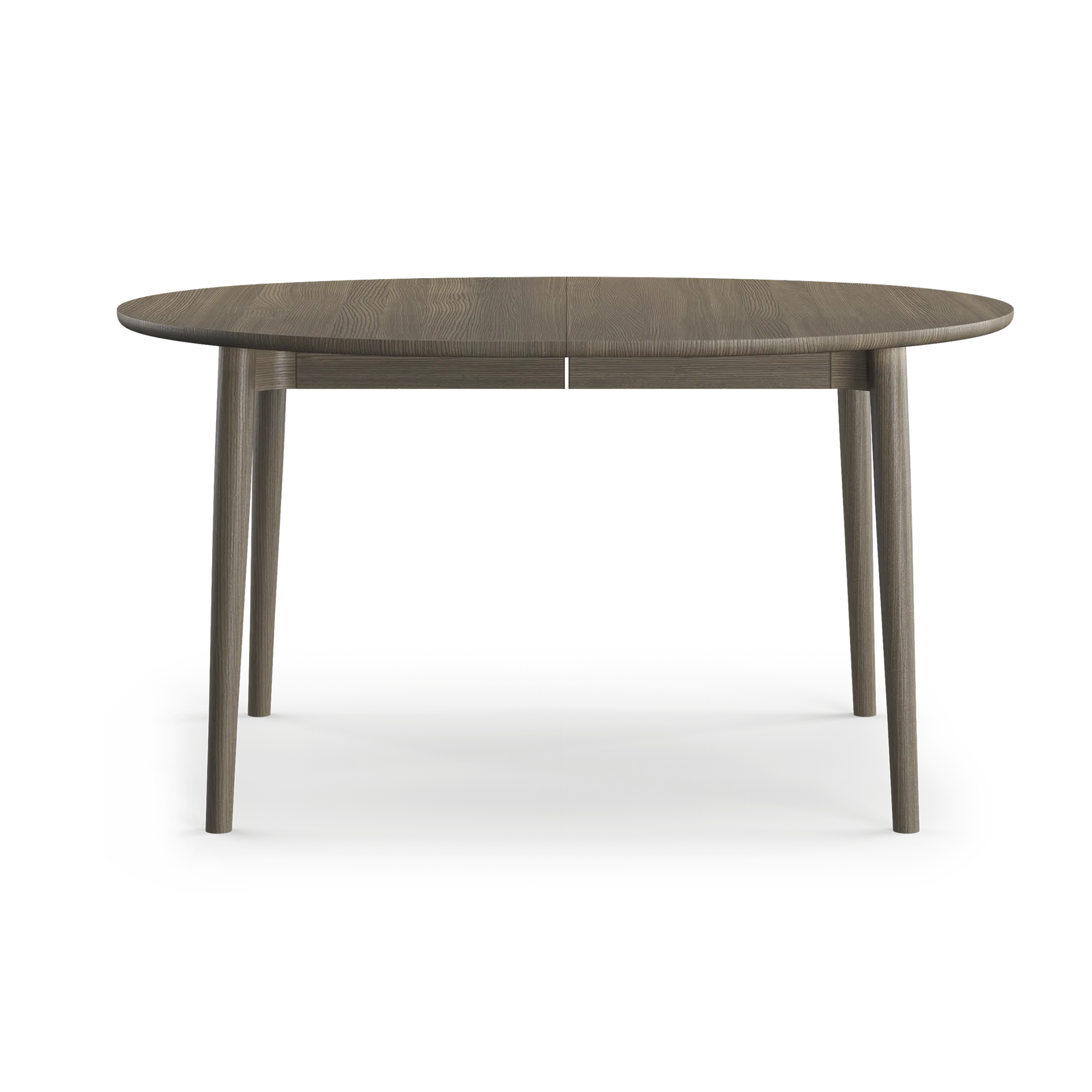 Expand dining table Ø140 cm, Smoked oak Northern