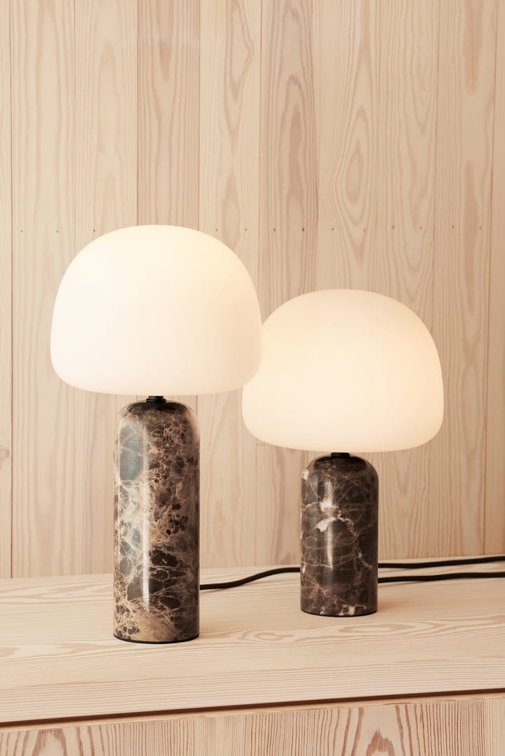 Kin table lamp 40 cm, Brown marble Northern