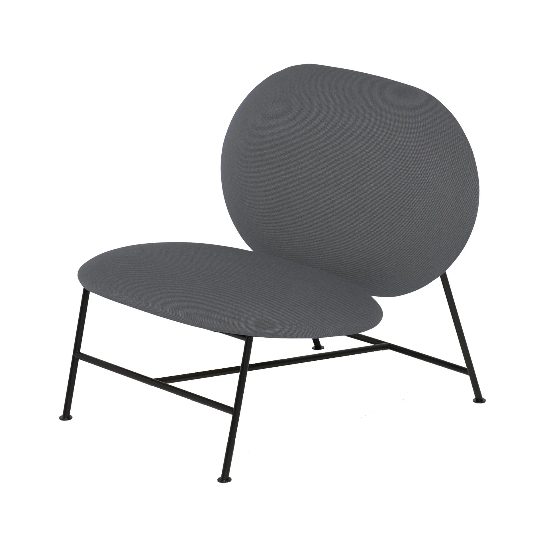Oblong lounge chair, Grey Northern