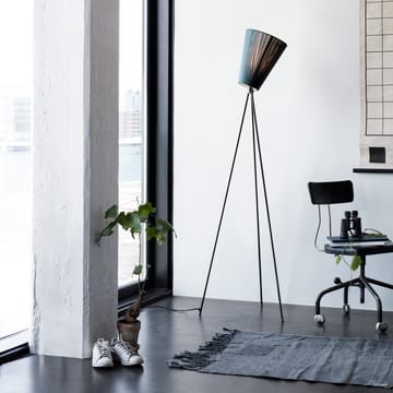 Oslo Wood floor lamp shade - Black - Northern