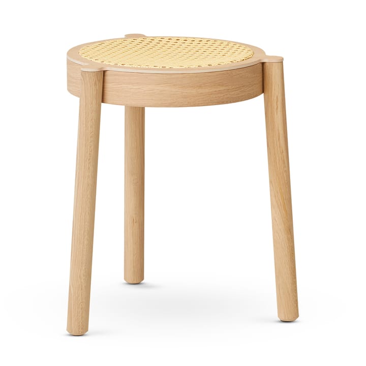 Pal stool with rattan seat, Light oak Northern