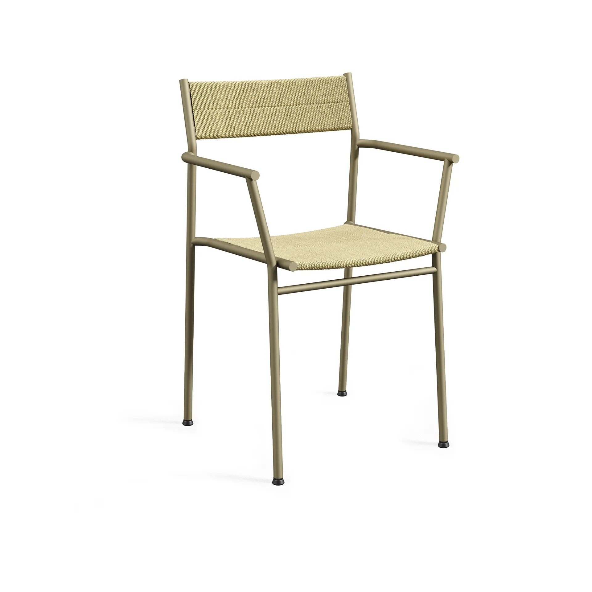 Vev armchair, Grey beige-natural rope Northern
