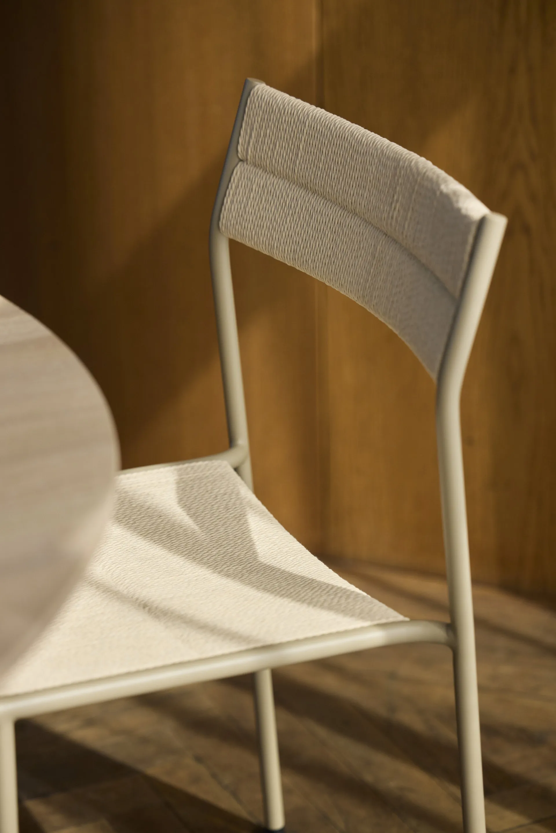 Vev chair, Grey beige-natural rope Northern
