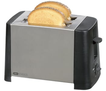 Design Inox toaster 2 slices, Stainless steel OBH Nordica