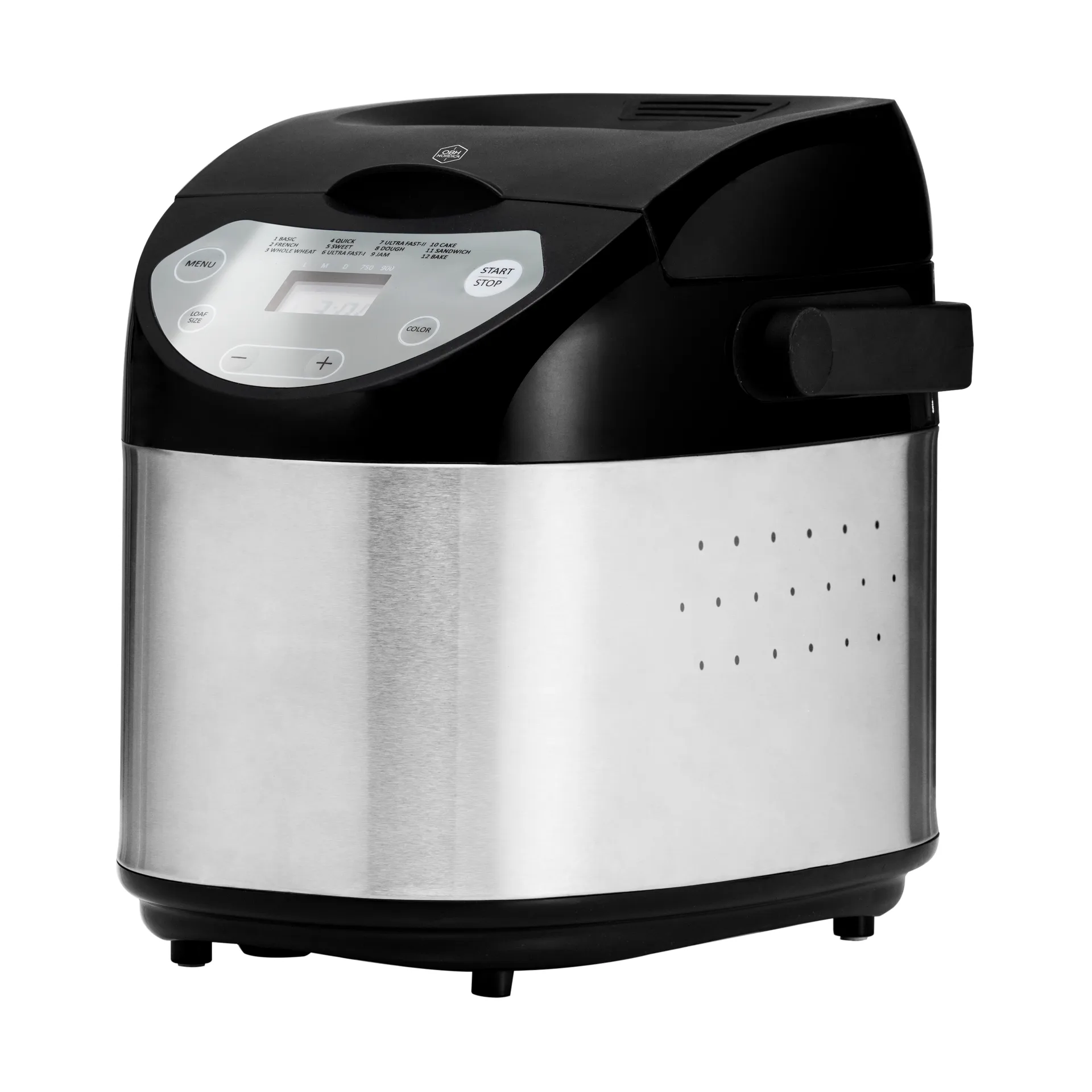 Inox 6544 bread maker, Black-metal OBH Nordica