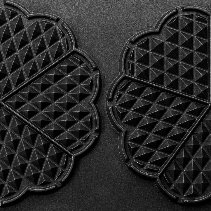 Select 6969 double waffle iron 2 waffles, Black OBH Nordica