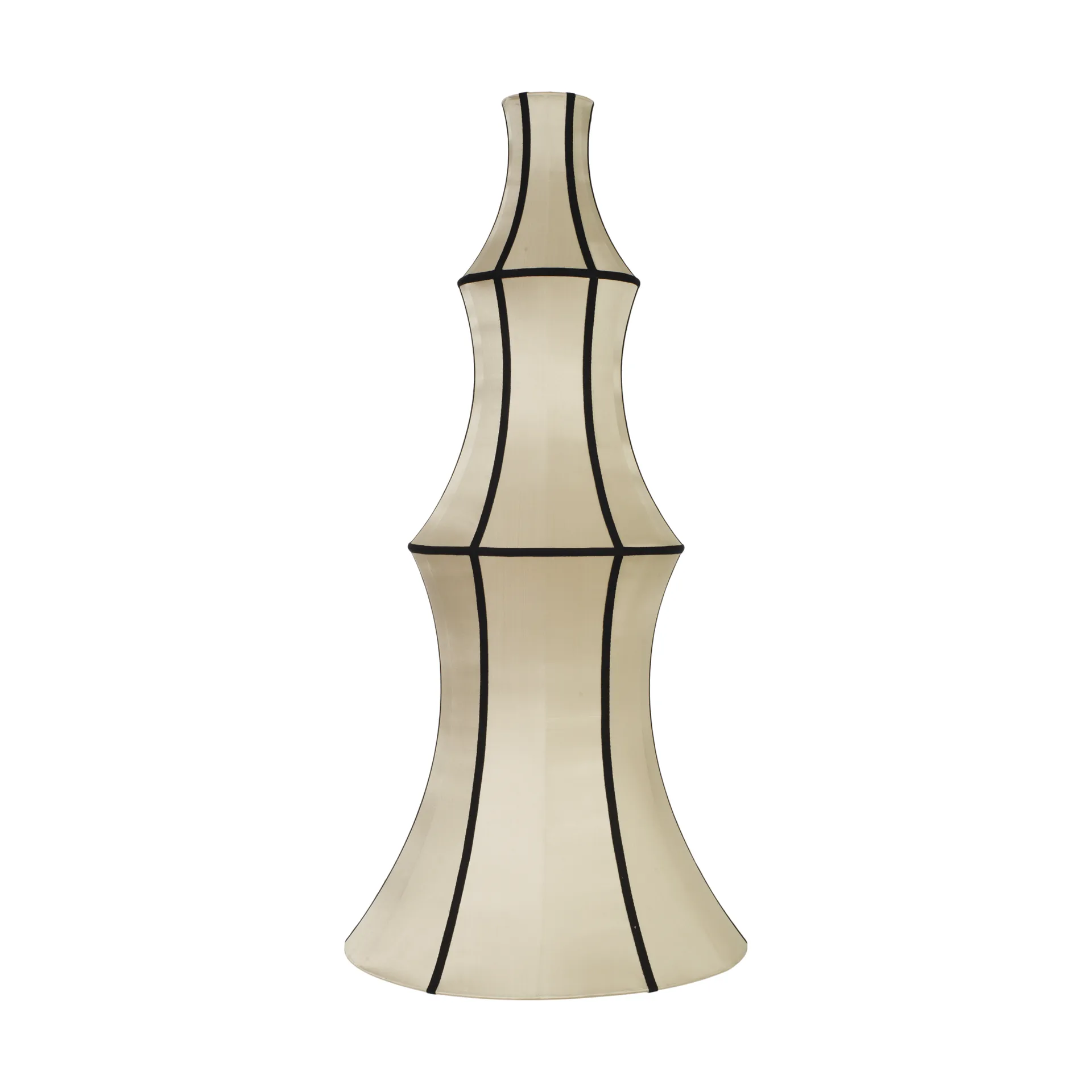 Indochina Classic Long lamp shade, Kit-black Oi Soi Oi