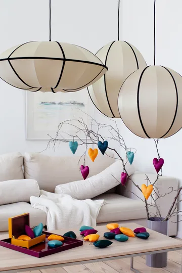 Indochina Classic Round XL lampshade - Kit-black - Oi Soi Oi